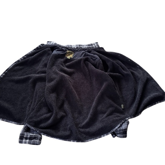 Anchorage Expedition Flannel Shirt Jacket Black Plaid Fleece Lined Size XXL - Picture 5 of 5